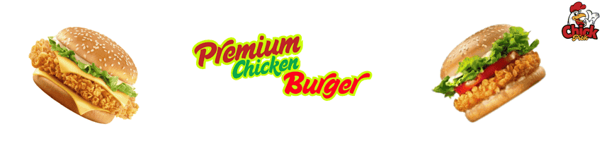 Premium Chicken Burger Banner