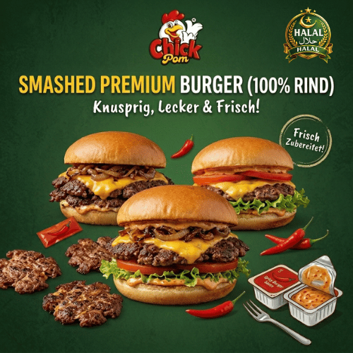 Smashed Burger (100% Rind) Banner